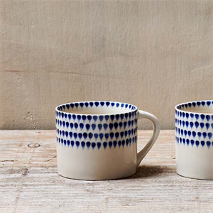 Nkuku Indigo Drop Small Mug